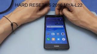 Huawei y5 2016 сброс до заводских настроек Hard Reset y5 2016