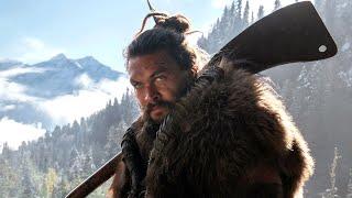 Baba Voss Jason Momoa preparing for battle - horns and haka - SEE 2019