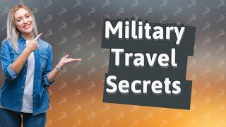 How do military personnel travel?