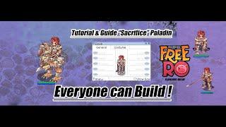 Tutorial & Guide Pre Renewal Build Paladin Sacrifice Type Easy Build  - Free Ragnarok Online