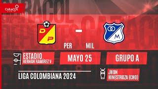  EN VIVO  Deportivo Pereira vs Millonarios - Liga de Colombia por el Fenómeno del Fútbol