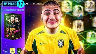 11x 92+ Moments Icon packs decide my FUT Champs team..