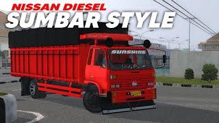 RILISS UD NISSAN DIESEL SUMBAR STYLE  BUSSID 3.7