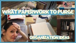 What Paperwork to Purge & Paperwork Organization Ideas The Minimal Mom Method Konmari Purge