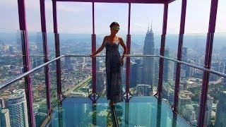 BEST VIEW OF KUALA LUMPUR and Petronas Tower Sky deck at the Menara TV tower VLOG # 2