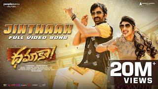 Jinthaak Full Video Song  Dhamaka Movie  Ravi Teja  Sreeleela  Trinadha Rao  Bheems Ceciroleo