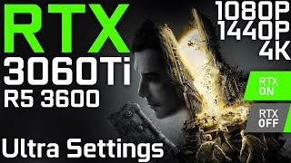 Dying Light 2  RTX 3060 Ti + Ryzen 5 3600  Ultra Settings RTX ONOFF + DLSS 2.0  1080p 1440p 4K