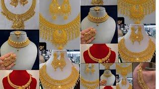 gold necklace design pictureMost beautiful necklace weight & price