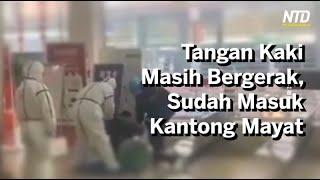 Warga Wuhan Tangan Kaki Masih Bergerak Sudah Dimasukkan Kantung Mayat