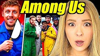 Americans React To SIDEMEN AMONG US IN REAL LIFE YOUTUBER EDITION