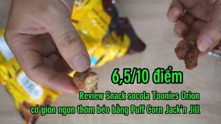 Review Snack socola Choco Toonies Orion có thơm ngon bằng Puff Corn Jackn Jill