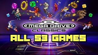 Sega Mega DriveGenesis Classics for PS4 & Xbox One  All 53 Games Shown