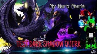 STRESS TEST  My Hero Mania Dark Shadow Quirk showcase