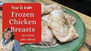 How to Cook Frozen Chicken Breasts  How to Use Meat Thermometer  Printable Recipes