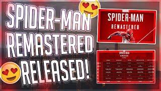 MARVELS SPIDER-MAN REMASTERED RELEASED ON PC  STEAMEPIC GAMES STORE  OFFICIAL GAME