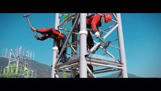 How to install a ZOOMLION R generation tower crane R125-8C看中联重科R代塔机安装现场