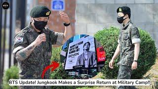 BTS Update Jungkook Makes a Surprise Return at Military Camp