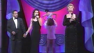 Celine Dion Angela Lansbury & Peabo Bryson perform Beauty and The Beast -64th Academy Awards 1992