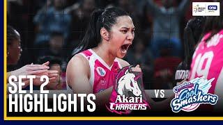 AKARI VS. CREAMLINE  SET 2 FINALS GAME HIGHLIGHTS  2024 PVL REINFORCED CONFERENCE  SEPTEMBER 4