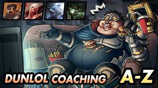 A-Z TOP LANE FUNNIEST GAME EVER FT. DUNLOL COACHING