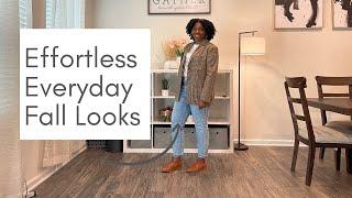 Affordable Fall Outfit Ideas that You can Wear this Week Monochrome looks Mules Styling Loafers