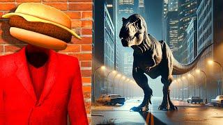 We Have to Save the City from DINOSAURS in Gmod Garrys Mod RP