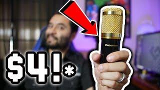 $4 MICROPHONE TEST  Best streaming mic on a budget?  BM-800