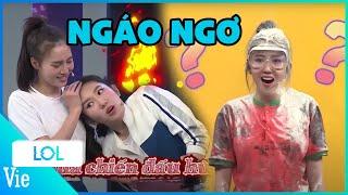 NGÁO NGƠ Thúy Ngân những lần quyết chiến hết mình khiến Tiến Luật hết hồn  7 Nụ Cười Xuân