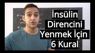 6 Rule to overcome insulin resistance. Dr. Can