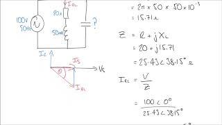 Power Factor Correction in True Parellel RLC Circuits