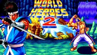 World Heroes 2 Neo Geo CD PlaythroughLongplay Hardest Mode QHD