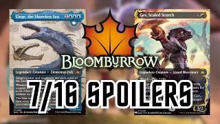 Bloomburrow 716 Spoilers - Fish Calamity Lizard Legend New Scavenging Ooze??