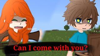 Can I come with you?#minecraft #stiv #alex #popular #herobrine #рекомендации #popular #ship