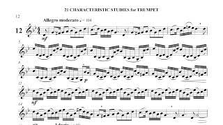 Ost Characteristic Study #12 for Trumpet - Jack Sutte version