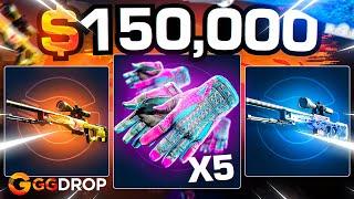 I BANKRUPTED GGDROP? ı pulled $150000 items?? GGDROP promo code 2024