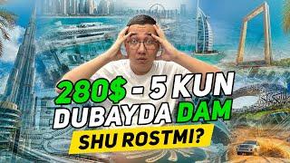 Dubayda dam olish arzonmi? Dubayga 2023-yilda sayohat narxi