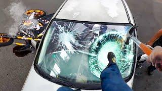 ULTIMATE MIRROR SMASH COMPILATION  BIKERS SMASHING MIRRORS FOR 20 MINUTES