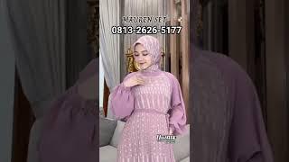 Gamis Set Hijab Kekinian Terbaru 2023 - 2024  0813-2626-5177