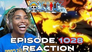 LUFFY BLASTS KAIDOS CoC AWAY  ONE PIECE EPISODE 1028 REACTION