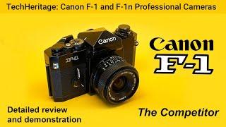 Canon F-1 and F-1n Professional SLR Film Cameras