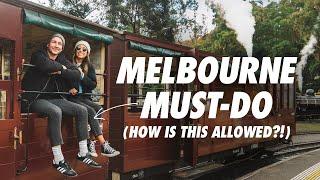 We Finally Went On PUFFING BILLY Railway A Cool Melbourne Train
