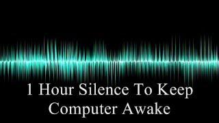 1 Hour silence in stereo - Keep your computer awake