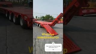 China 4 axle low bed semitrailer 70 tons for sale price