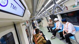 Tinjau LRT Jabodebek Presiden Jokowi Sangat Cepat dan Tanpa Masinis 26 Desember 2022