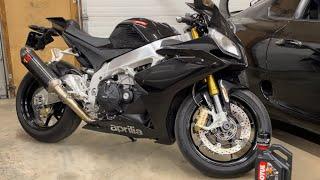 APRILIA RSV4 Engine Oil Change. DIY Save Money