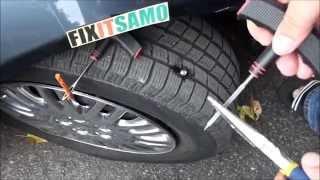 DIY How to Fix a Flat Tire EASY