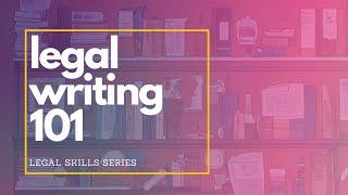 Legal Writing 101  Leaders Forum by ChangeLawyers