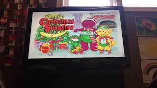 Barney’s Night Before Christmas DVD Main Menu