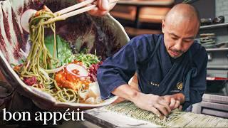 A Day Making Some of the World’s Most Difficult Soba Noodles  On The Line  Bon Appétit