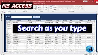 SEARCH WHILE TYPING  Multi Field Search Form in Ms Access  Rover